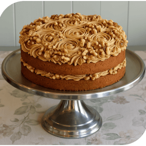 Coffee & Walnut Cake